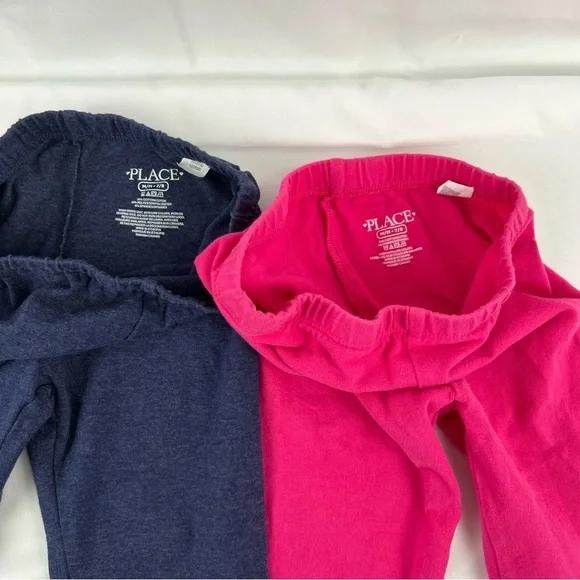 Children’s Place - Girl’s Pants - 2 PK - Pink and Blue - Size 7/8 - Picture 4 of 7